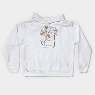 Tea bouquet Kids Hoodie